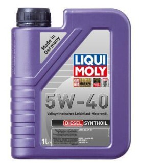 Моторна олива Diesel Synthoil 5W-40, 1л LIQUI MOLY 1340