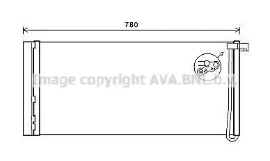 Радиатор кондиционера AVA PR5083D