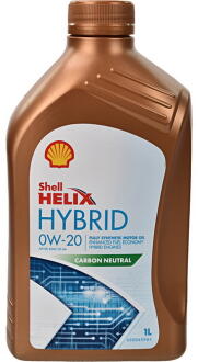 Моторное масло Helix Ultra Hybrid 0W-20 синтетическое 1 л SHELL 550056722