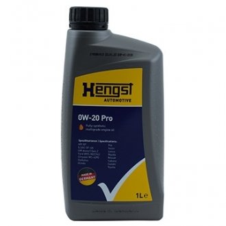 Олива моторна Oil Pro 0W-20 1л HENGST 587800000