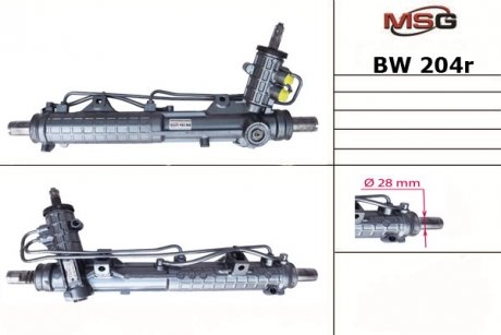 Рульова рейка з ГПК відновлена BMW 3 E36 93-99 Rebuilding MSG BW204R