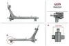 Рульова рейка з ГПК відновлена Ram Promaster 13-22 Rebuilding MSG RM201R (фото 1)