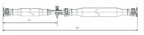 КАРДАННЫЙ ВАЛ SPIDAN GKNP20029