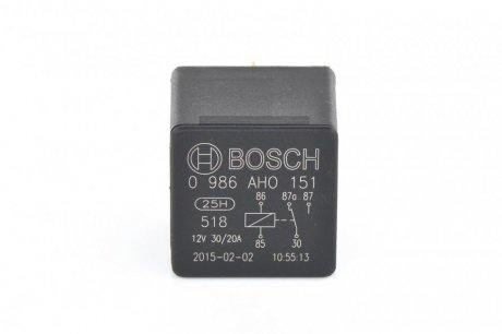 Мікро реле 5конт. (універс.) 30/20А BOSCH 0986AH0151