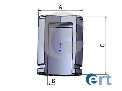 NISSAN Поршень суппорта PRIMERA (P10) 2.0 D 91-96 -SEINSA ERT 151560-C