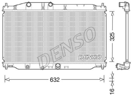 Радиатор DENSO DRM40043