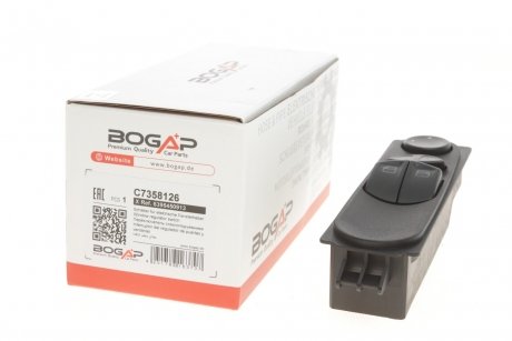 Переключатель стеклоподeмника BOGAP C7358126