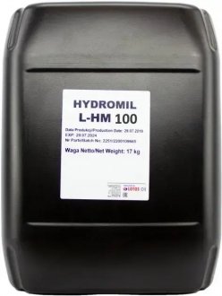 Олива гідравлічна HYDROMIL L-HM 100 17 кг LOTOS WH-2L05F30-000