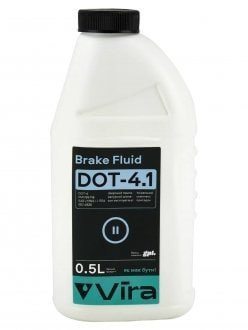 Гальмівна рідина Brake Fluid DOT 4.1 0,5л VIRA VI1111 (фото 1)