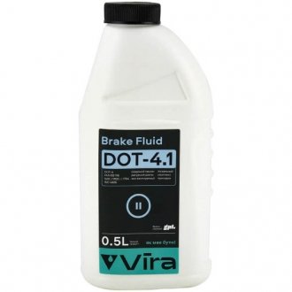 Гальмівна рідина DOT 4 0.5 л VIRA VI1101 (фото 1)