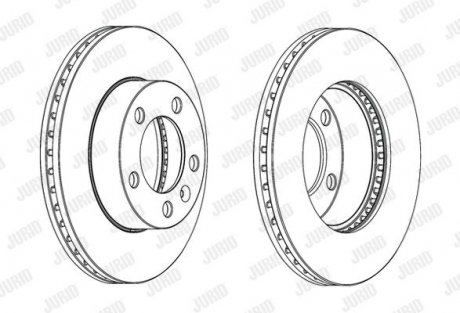 Диск гальмівний MOVANO MASTER III! NV400 ! JURID 562713JC-1