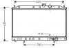 Радиатор охлаждения MITSUBISHI COLT (1992) 1.6 STARLINE MT2064 (фото 1)