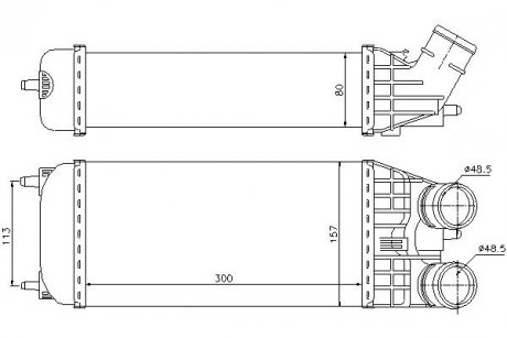 Інтеркулер CITROEN C3 (2010) 1.4 E-HDI/HDI STARLINE PEA4361