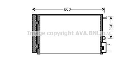 Радиатор кондиционера AVA FTA5357D