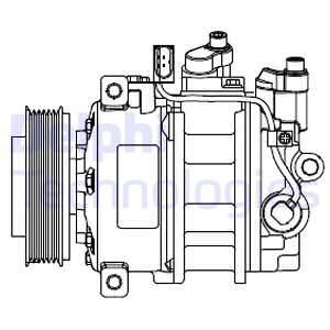 Компресор кондиціонера DELPHI CS20546