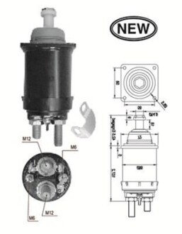 Соленоїд стартера MAGNETI MARELLI 940113050569