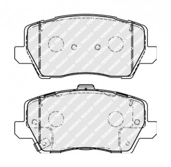 Гальмівні колодки, дискові FERODO FDB5037