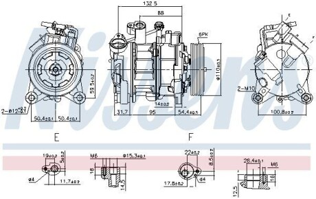 Компрессор кондиционера NISSENS 890072