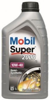 Олива моторна SUPER 2000 x1 10W-40 1 л MOBIL 150017 (фото 1)
