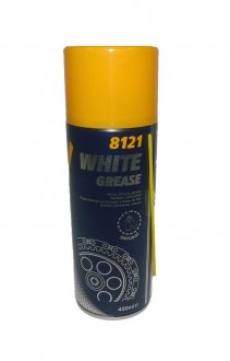 Смазка універсальна (спрей/біла/літіева) White Grease (450g) MANNOL 8121