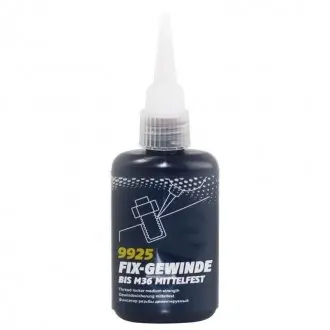 Фиксатор резьбы Fix-Gewinde Mittelfest (демонтируемый), 50мл. MANNOL 9925