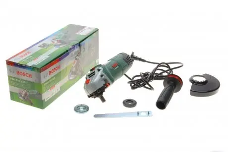 Фото запчастини Шліфмашина електрична (кутова) PWS 850-125 (850W) BOSCH 0 603 3A2 70B Шліфмашина електрична (кутова) PWS 850-125 (850W) BOSCH 0 603 3A2 70B