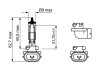 Автолампа 27 W, 12 V прозора BOSCH 1987302025 (фото 2)