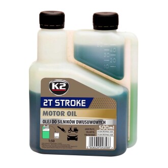 Олива моторна 2T STROKE MOTOR OIL GREEN 500 мл K2 O528GREENML500E