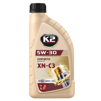 Олива моторна SYNTHETIC MOTOR OIL SN XN-C3 5W-30 1 л K2 O1511E