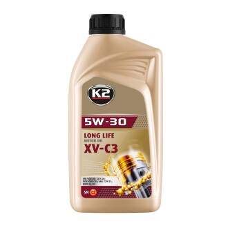 Олива моторна LONG LIFE MOTOR OIL SN XV-C3 5W-30 1 л K2 O1481S