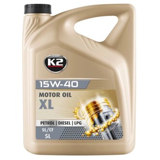 Олива моторна MOTOR OIL SL/CF XL 15W-40 5 л K2 O2535E