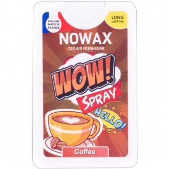 Ароматизатор в машину з ароматом кави 18 мл NOWAX NX00139 (фото 1)