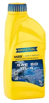 Масло трансмиссионное минеральное Getriebeoel MZG SAE 80 GL-4, 1л RAVENOL 1223101001
