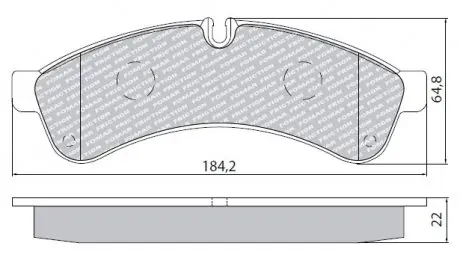 Гальмівні колодки, дискові ROULUNDS 929281