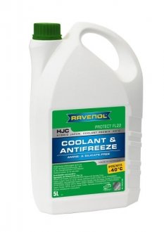 Антифриз-концентрат 5 л зелений RAVENOL RAVHJCFL22READY5L