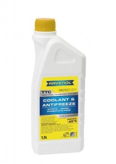 Антифриз-концентрат 1,5 л жовтий RAVENOL RAVTTCC11READY15L