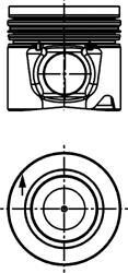 Поршень KS KOLBENSCHMIDT 40652610