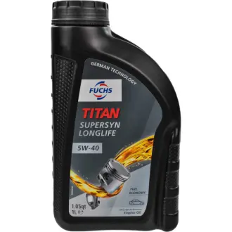 Моторное масло Titan Supersyn Long Life 5W-40 синтетическое 1 л FUCHS 602003065