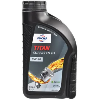 Моторное масло Titan Supersyn D1 0W-20 синтетическое 1 л FUCHS 602014207