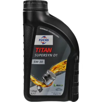 Моторное масло Titan Supersyn D1 5W-30 синтетическое 1 л FUCHS 602014177