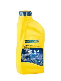 Масло трансмиссионное минеральное Getriebeoel MZG SAE 90 GL-4, 1л RAVENOL 1223102001