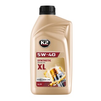 Масла моторные SYNTHETIC MOTOR OIL SL/CF/CF-4 XL 5W-40 1 л K2 O1101E