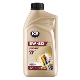 Масла моторные SYNTHETIC MOTOR OIL GF-5/SN XF 5W-20 1 л K2 O1711E