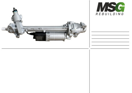 Рульова рейка з ЕПК BMW 1 F20/F21 11-19, BMW 4 F32-36 13-20, BMW 3 F30-31 12-19 Rebuilding BW410.NLA0.R MSG BW410NLA0R