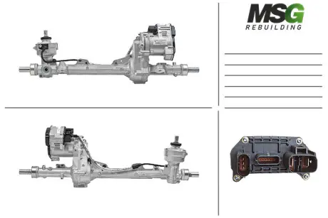Рульова рейка з ЕПК Ford Flex 08-19, Ford Taurus 09-19, Lincoln MKS 08-16 Rebuilding FO421.NL00.R MSG FO421NL00R