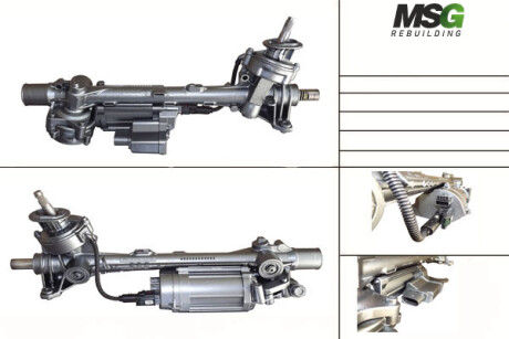 Рульова рейка з ЕПК VW Caddy III 04-15, Audi TT 06-14, Skoda Octavia A5 04-13 Rebuilding VW412.NL00.R MSG VW412NL00R