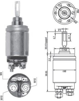 Соленоид стартера MAGNETI MARELLI 940113050259