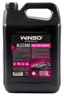 Шампунь для ручної мийки Blizzard Nano Foam Shampoo (концетрат 1:12 - 1:10 для пінокомлекту) 5л WINSO 880880