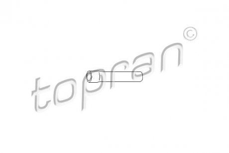 Шланг резиновый сист. охлажденный. TOPRAN 101035 (фото 1)