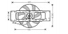 Вентилятор RENAULT 19 (1988) 1.7 STARLINE RT7528 (фото 1)